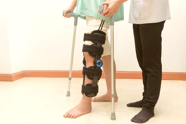 Protesi ginocchio post operazione