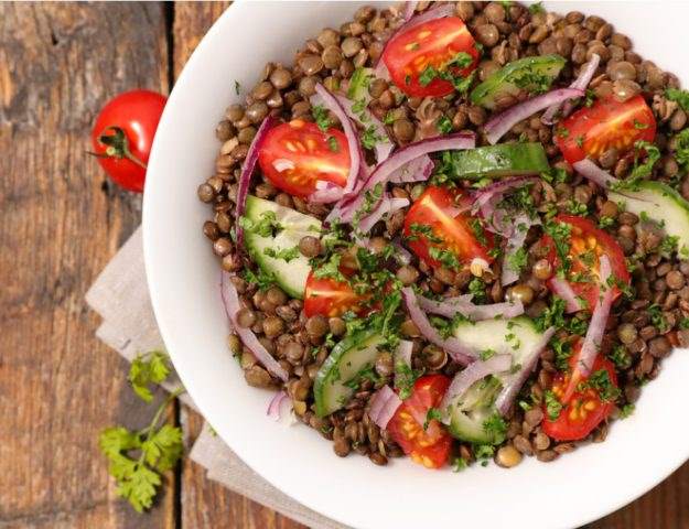 insalata di lenticchie