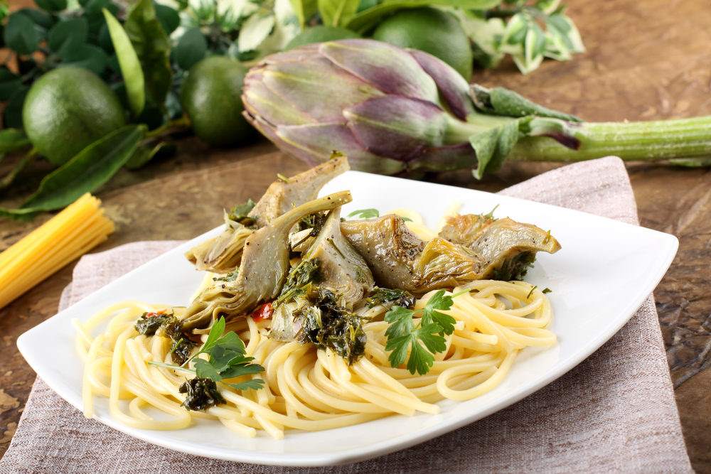 spaghetti-carciofi-alici