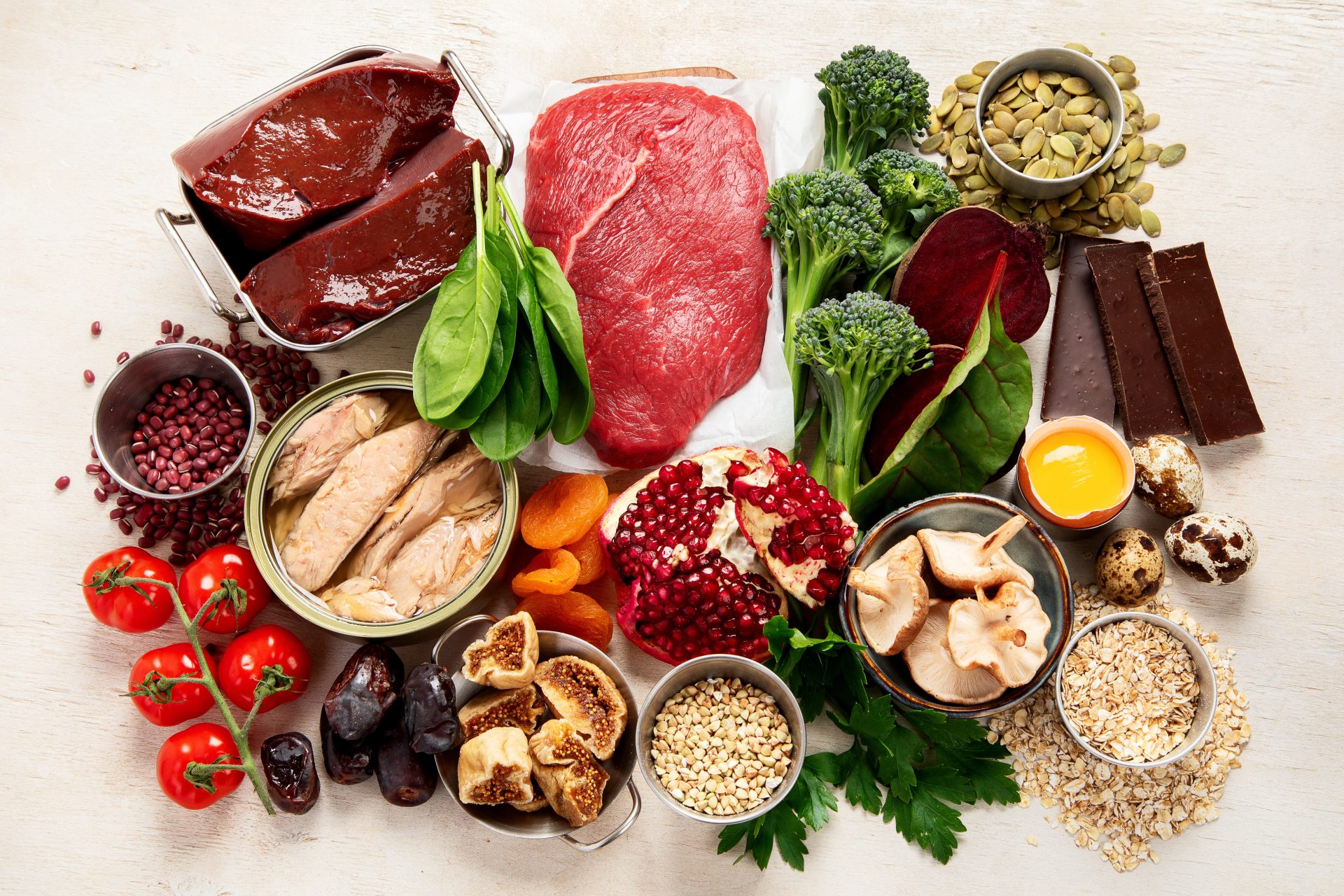 alimenti ricchi di ferro