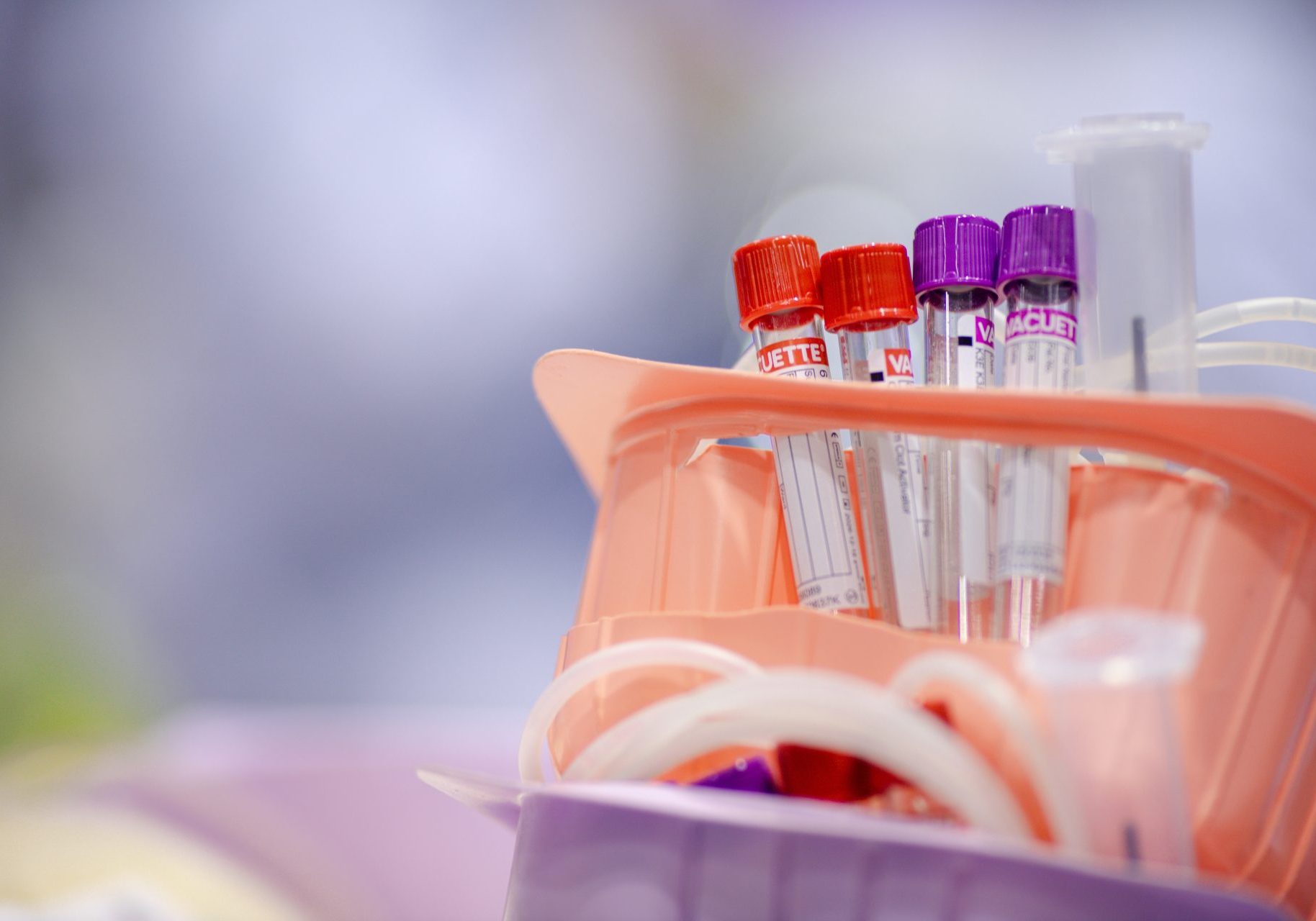 provette per analisi del sangue