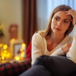 donna stressata a natale